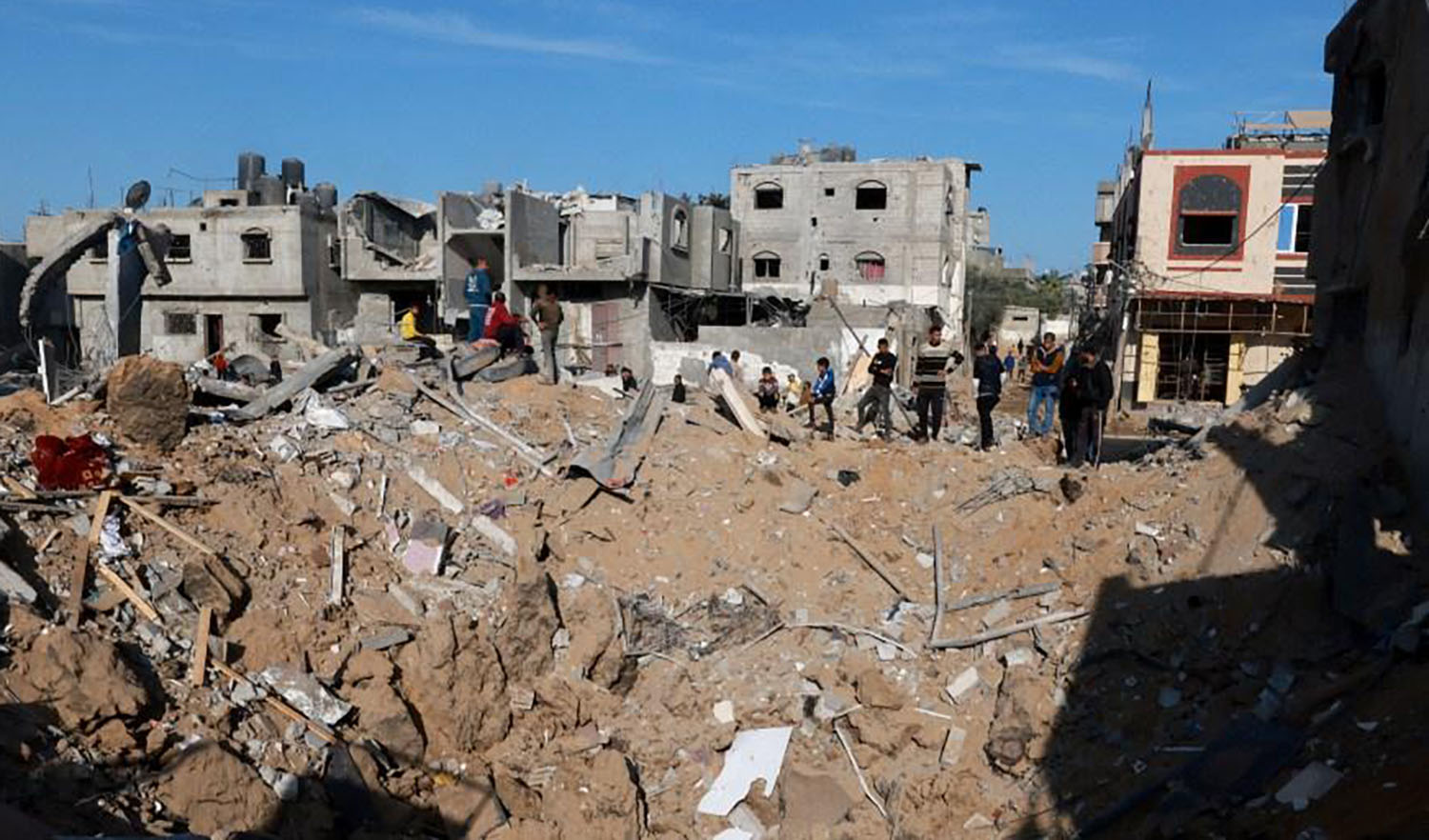 Israel is widening its ground offensive and bombarding targets across the Gaza Strip. (AFP)