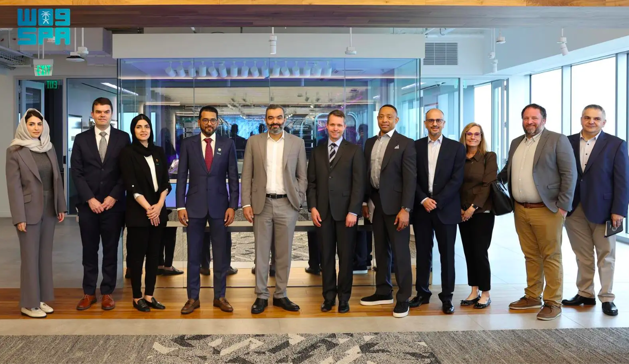 Saudi Minister of Communications and Information Technology Abdullah bin Amer Al-Swaha in Silicon Valley. SPA.