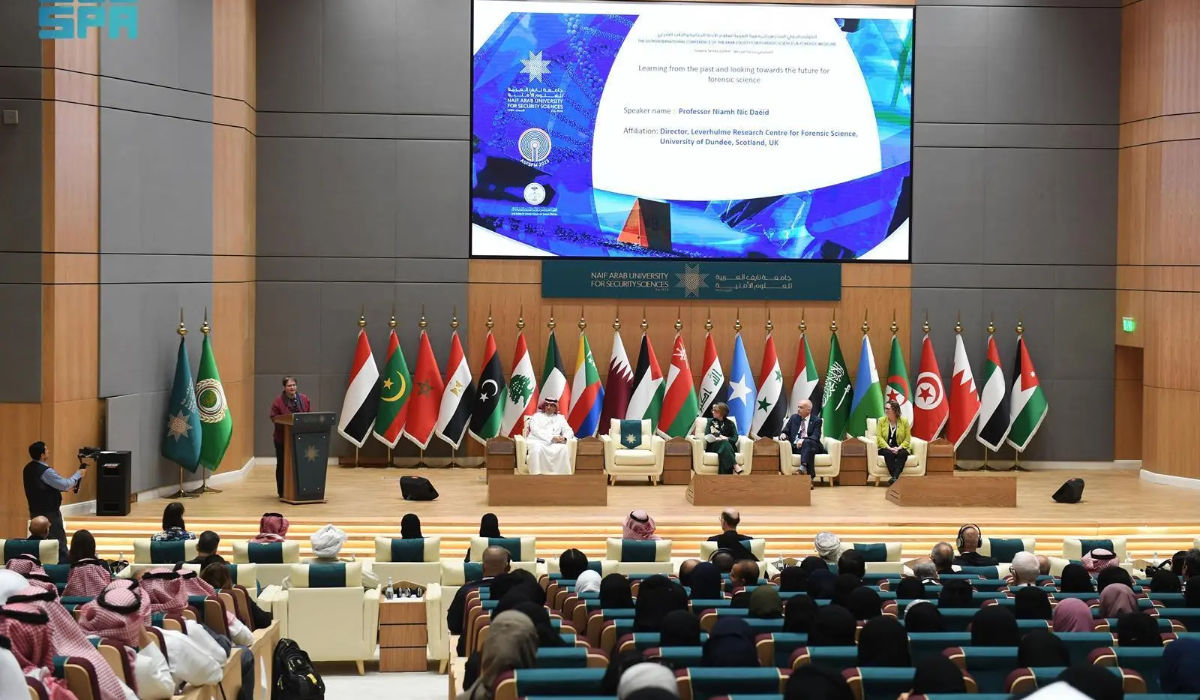 Tariq Al-Rayes pointed out that the university took due care of forensic sciences and its laboratories since they are fundamental to criminal justice and crime detection. (SPA)