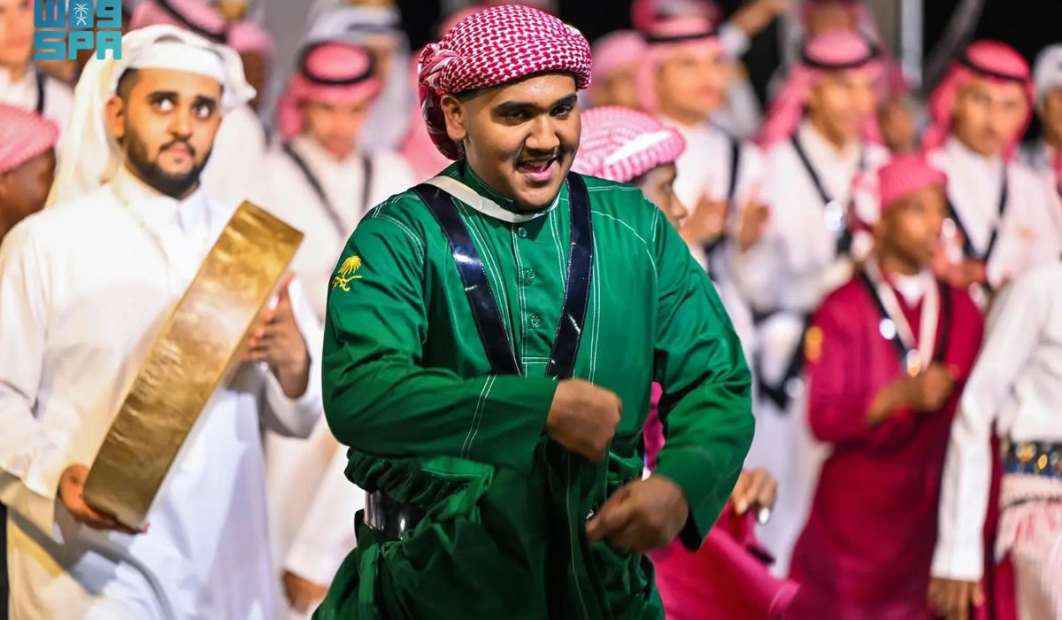 A total of 144 intermediate and high school students participated in the second National Folk Festival. (SPA)