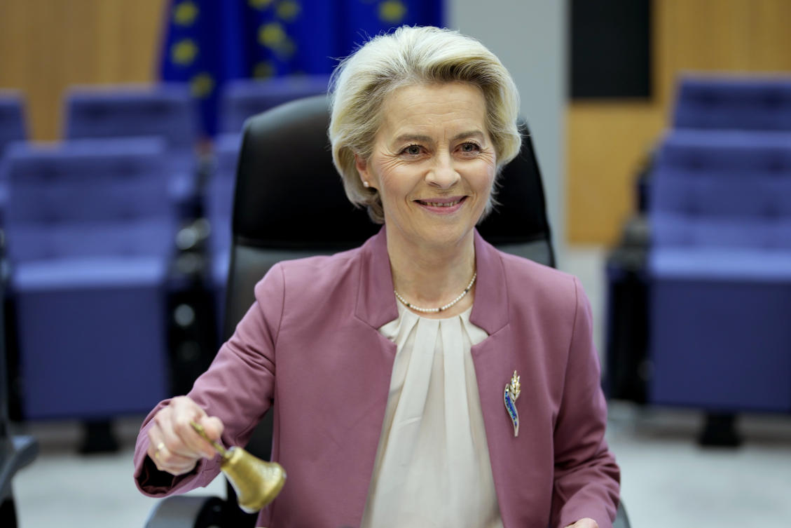 European Commission President Ursula von der Leyen met with Chinese President Xi Jinping in Beijing. (File/AP)