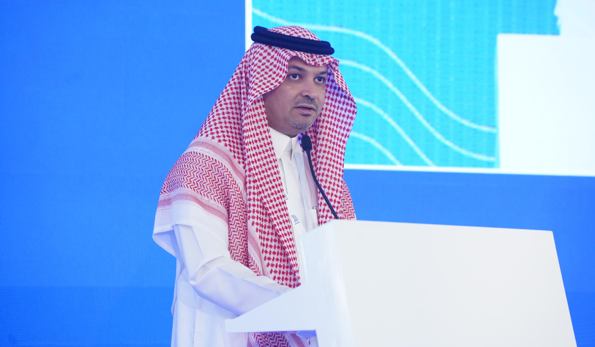 Mohammed Alwan, CEO of the Literature, Publishing and Translation Commission, during his speech at the inauguration ceremony of the third edition of the Riyadh International Philosophy Conference in Riyadh on Thursday. (Supplied)