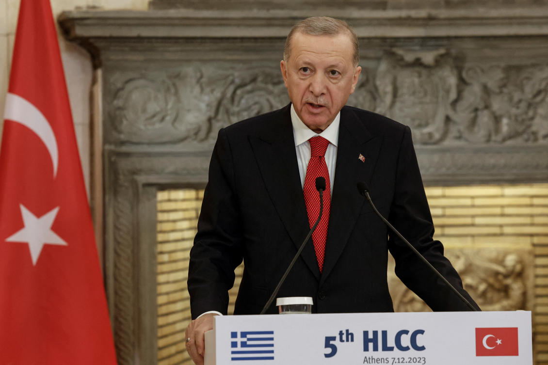 Turkish President Recep Tayyip Erdogan on Saturday denounced the UN Security Council after the US vetoed a cease-fire resolution for Gaza, describing the international body as the ‘Israel protection council’. (Reuters)