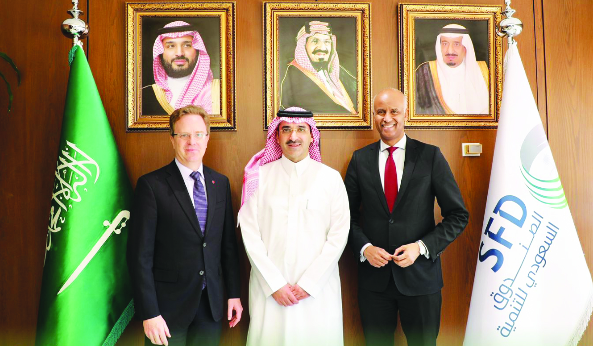 Sultan Al-Marshad receives Canada’s Minister of International Development Ahmed Hussen and ambassador Jean-Philippe Linteau in Riyadh. (Supplied)