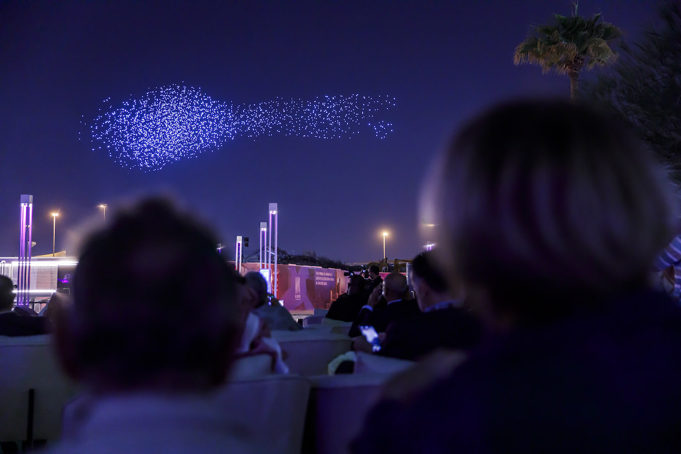 Dozens of light-based artworks — from large-scale installations to animated video art — created by around 100 artists from across the world are on display in five public areas. (Supplied)