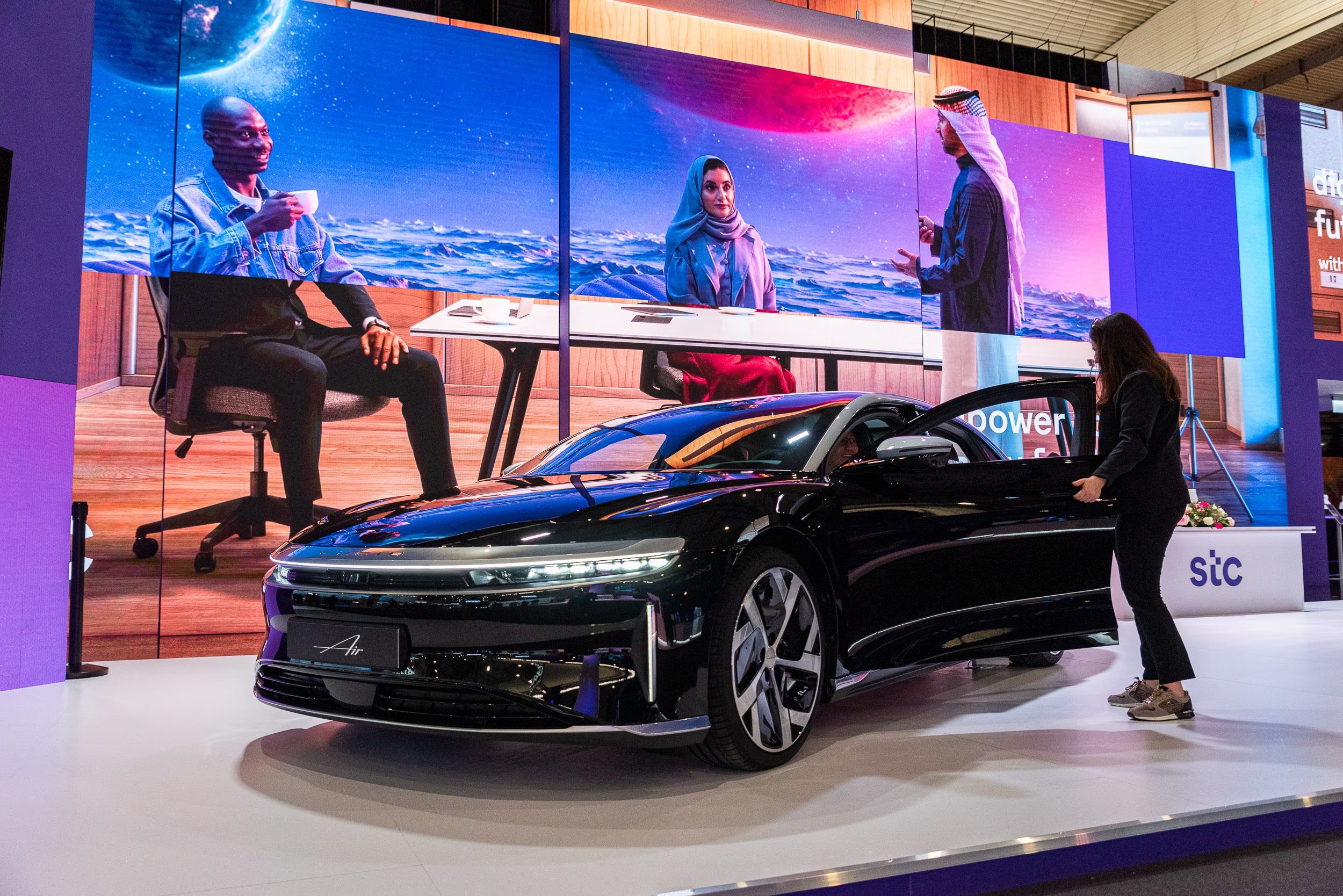California-based Lucid opened its first plant outside the US in September, with an initial capacity to produce 5,000 EVs a year. Supplied/File