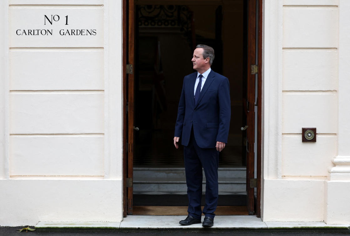 British Foreign Secretary David Cameron urged Israel to take urgent action to stop settler violence. (File/Reuters)