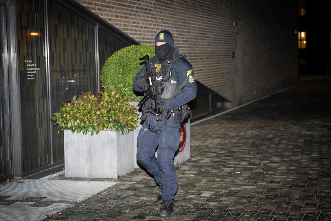 Danish media said the arrests were linked to the organized crime gang Loyal to Familia, which is banned in Denmark. (Ritzau Scanpix/AFP)