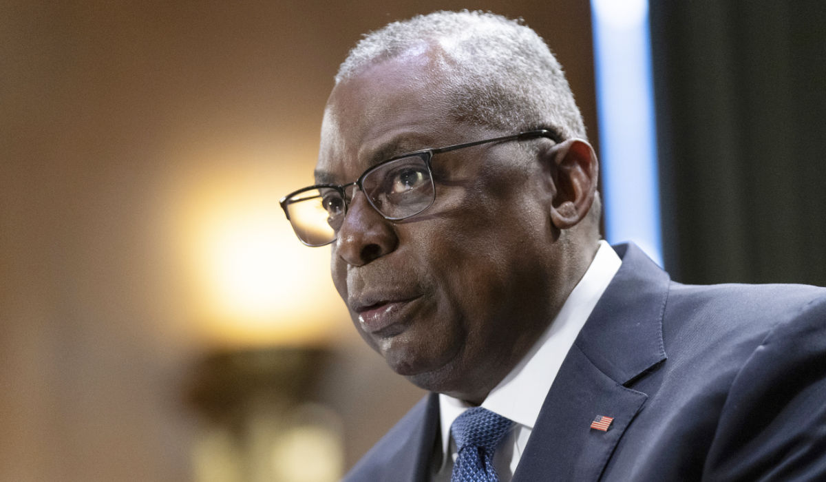 Defense Secretary Lloyd Austin testifies before a Senate Appropriations Committee on Capitol Hill in Washington, Oct. 31, 2023. (AP)