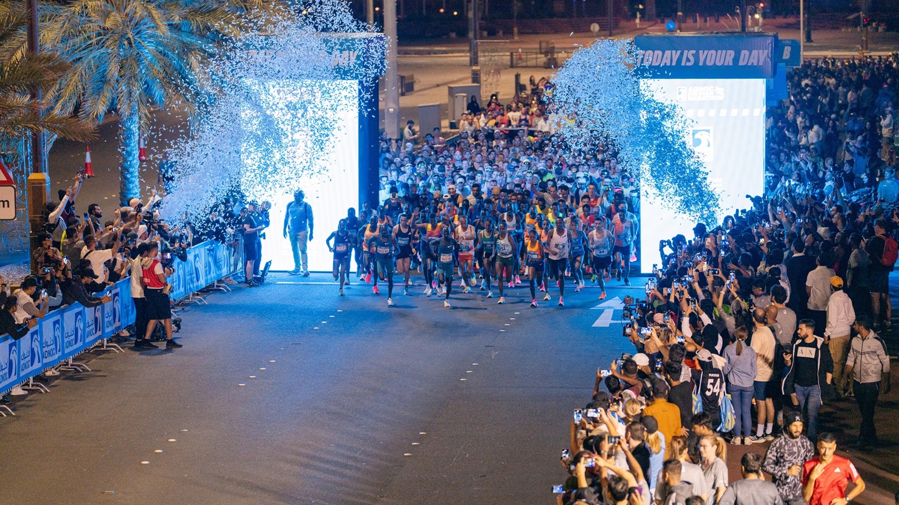 Over 25,000 runners took part in the 5th edition of ADNOC Abu Dhabi Marathon. (Supplied)