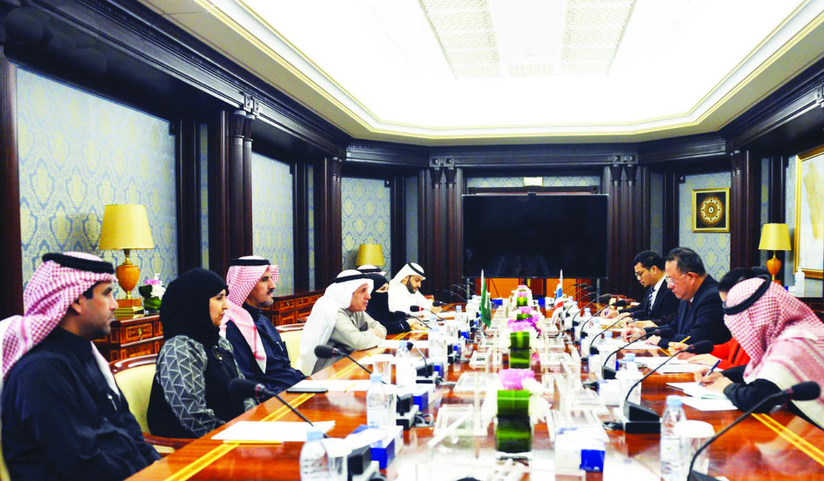 Officials of the Saudi-Thai Parliamentary Friendship Committee meet in Riyadh. (SPA)