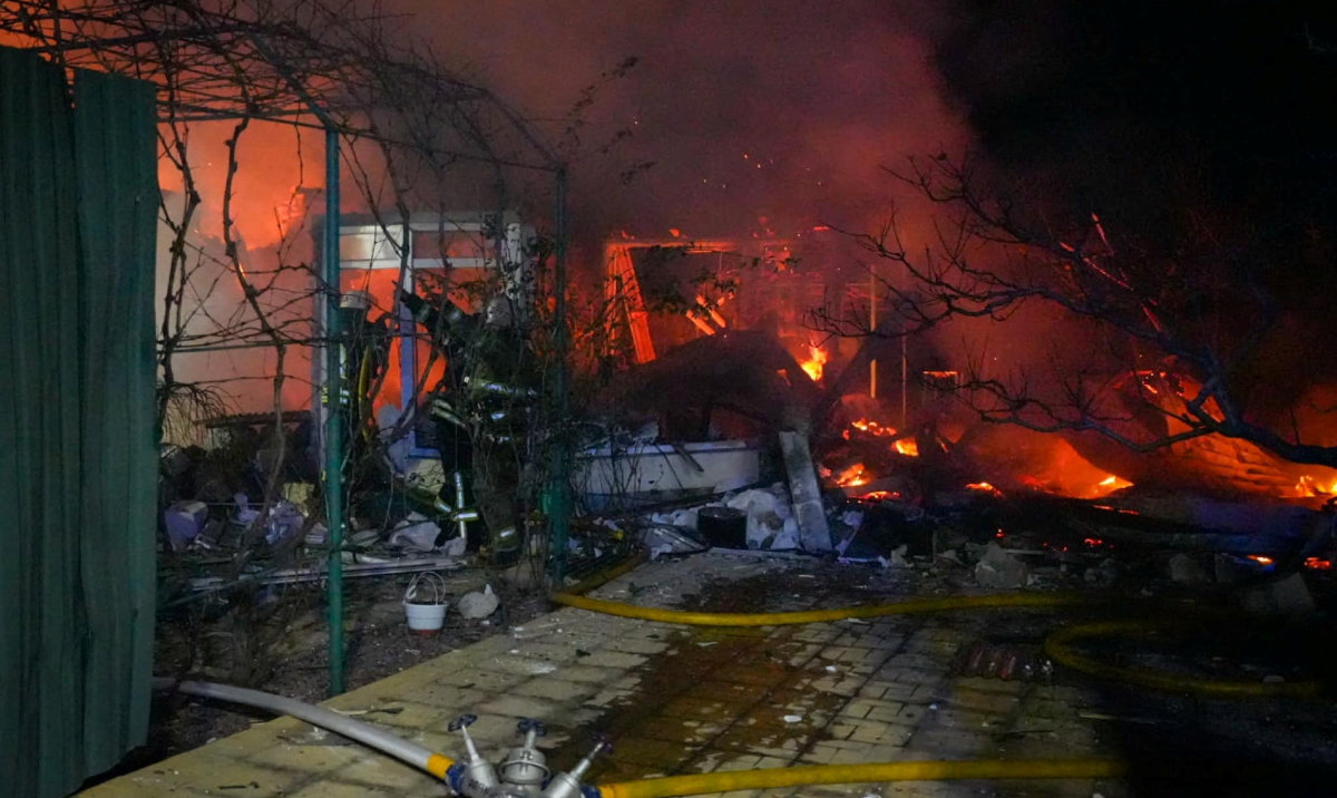 Firefighters work at a site of residential buildings heavily damaged during a Russian drone strike, amid Russia's attack on Ukraine, in Odesa, Ukraine December 17, 2023. (Reuters)