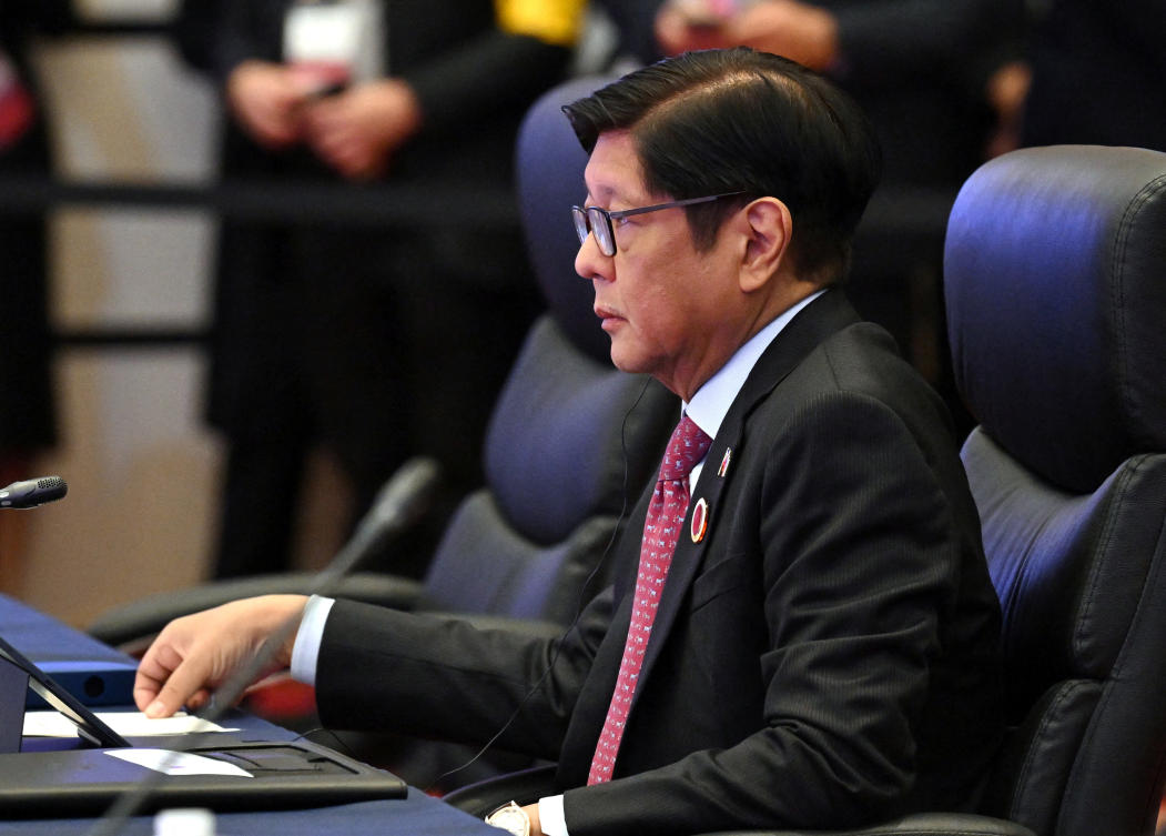 Philippines’ President Ferdinand Marcos Jr. said that traditional methods of diplomacy with China had ‘very little progress.’ (Reuters)