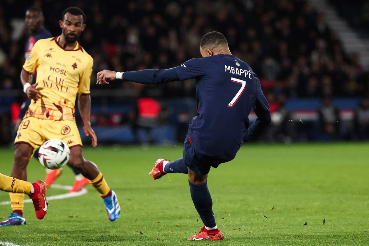 Kylian Mbappe scores twice on 25th birthday as PSG beat Metz 3-1. Ethan Mbappe makes debut