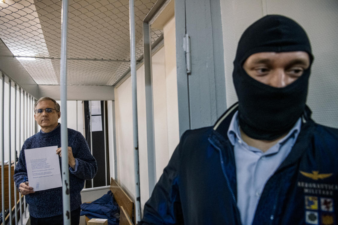 US Secretary of State Antony Blinken says Washington is very actively pursuing the release of Paul Whelan, a former US marine, above left, and Wall Street Journal reporter Evan Gershkovich. (AFP)