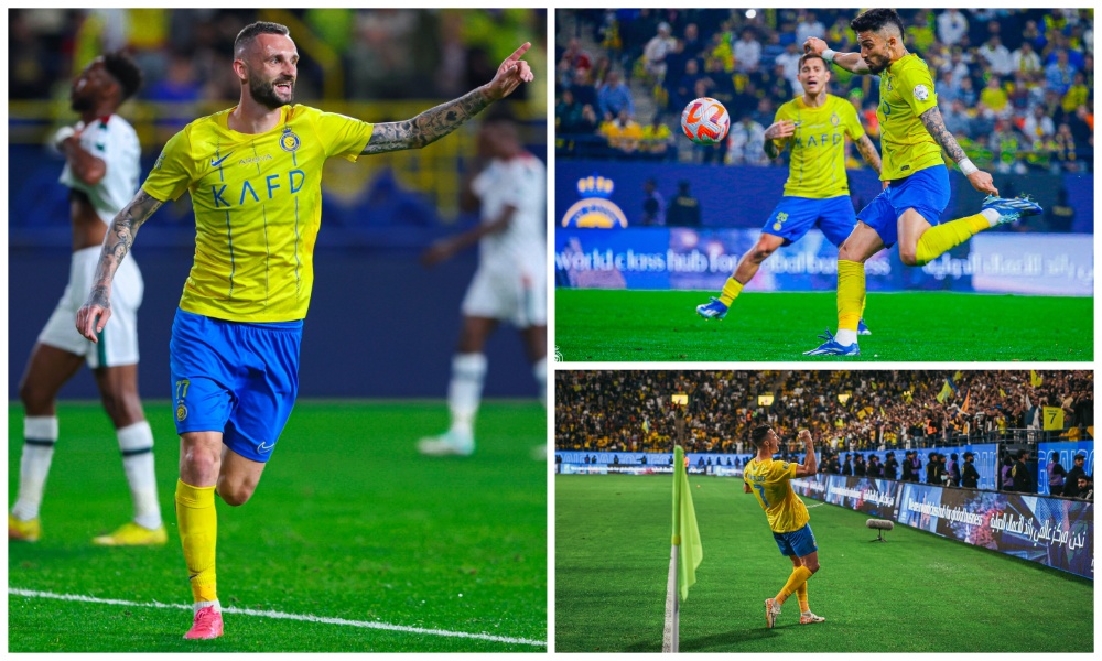 Al-Nassr beat Ettifaq 3-1 on Friday to move back to within 10 points of leaders Al-Hilal in the Roshn Saudi League. (X/@AlNassrFC)