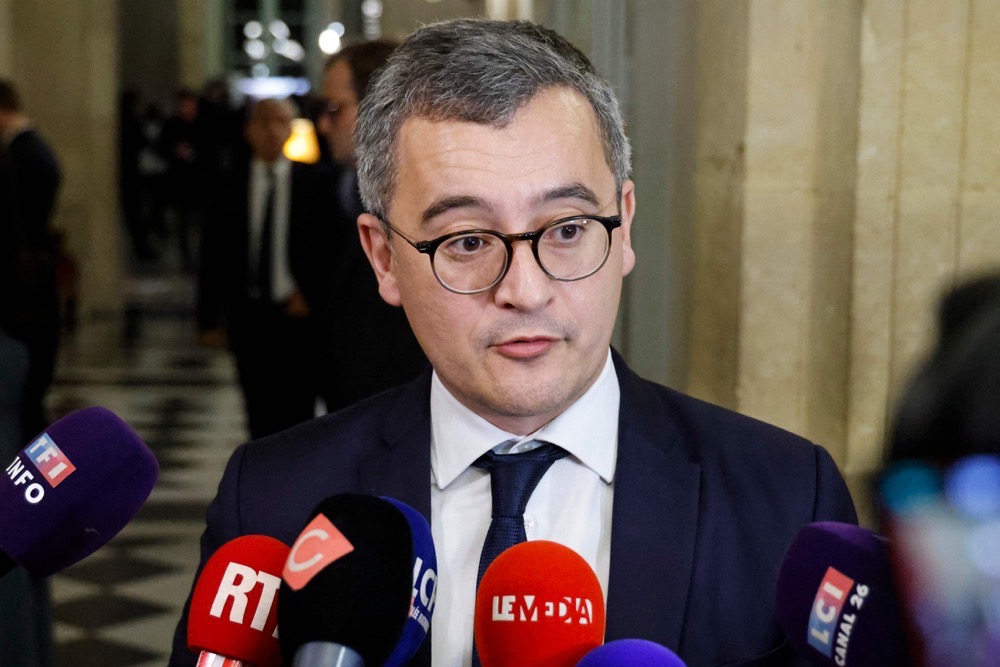 Interior Minister Gerald Darmanin called on local authorities to “maintain extreme vigilance” over the Christmas and Epiphany festivities. (AFP)