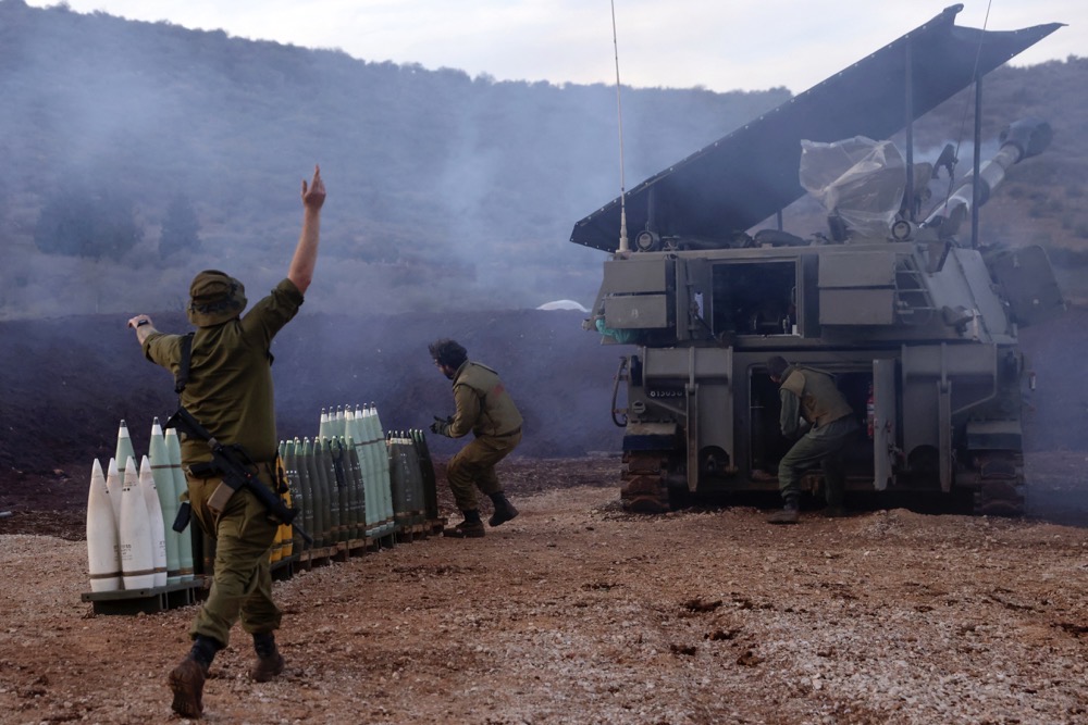 The frontier between Lebanon and Israel has seen escalating exchanges of fire. (AFP)