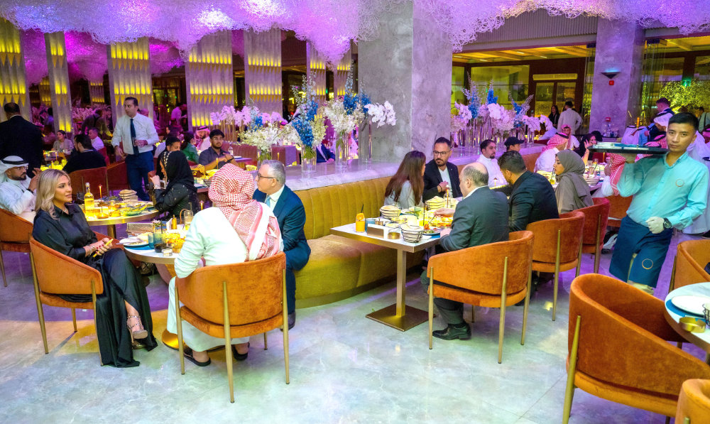 The opening of Amar was celebrated at an event hosted by Yasser Sharbatly, Hassan Sharbatly, and Karl Atallah.