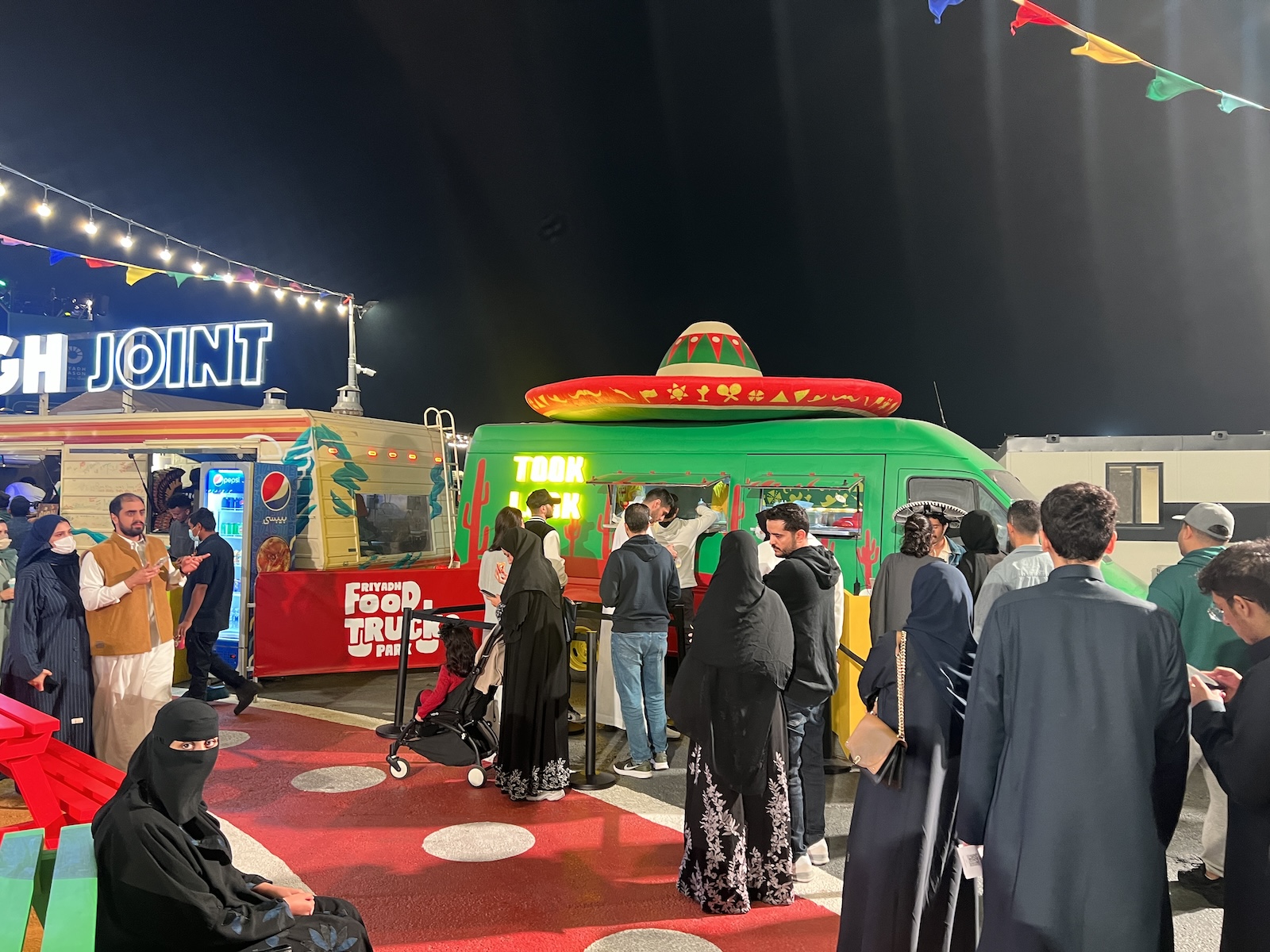 The Festival began on Dec. 26 in Hittin district and is a part of the fourth edition of Riyadh Season (AN/Rahaf Jambi)