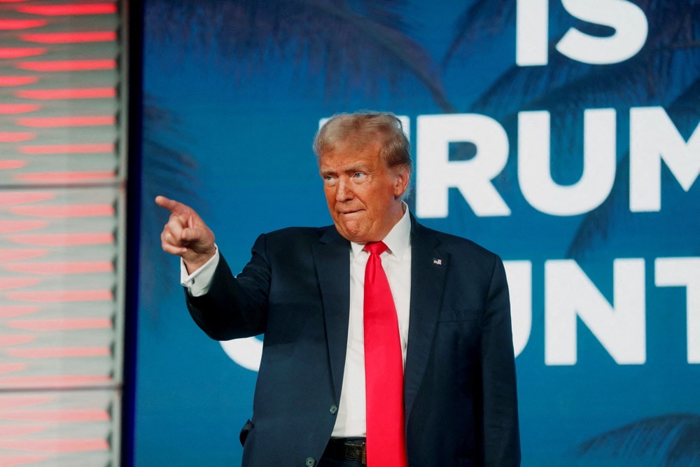 Former U.S. President and Presidential Republican candidate Donald Trump. (Reuters)