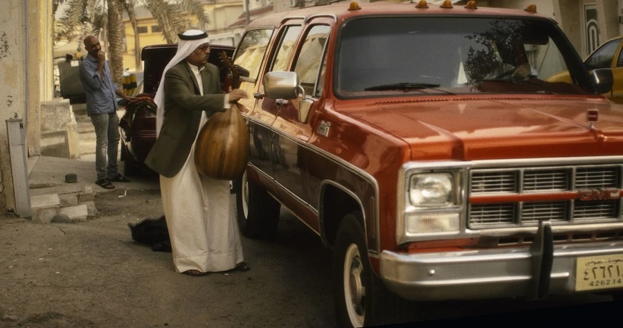 The 20-minute film tells the story of a young boy, Ali, who sets out with his father’s tape recorder to record a folk singer named Abu Hussain. (Supplied)
