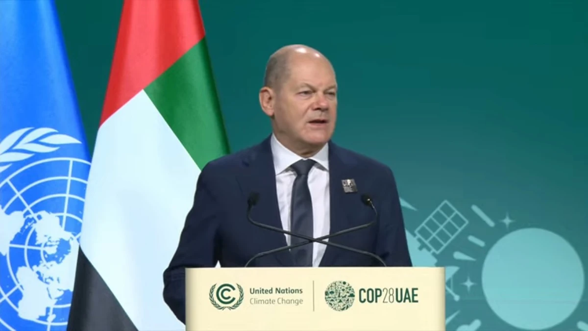 In the High-Level Segment National Statements, German Chancellor Olaf Scholz outlined a tripartite proposal to reinforce the gathering’s recurring themes. Supplied
