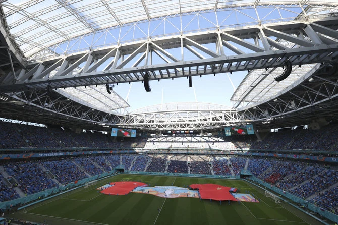 UEFA said Saturday it will pay 331 million euros ($360 million) in total prize money to the 24 national teams at the men’s European Championship that is expected to earn about 2.4 billion euros ($2.61 billion) in commercial revenue. (AP/File)