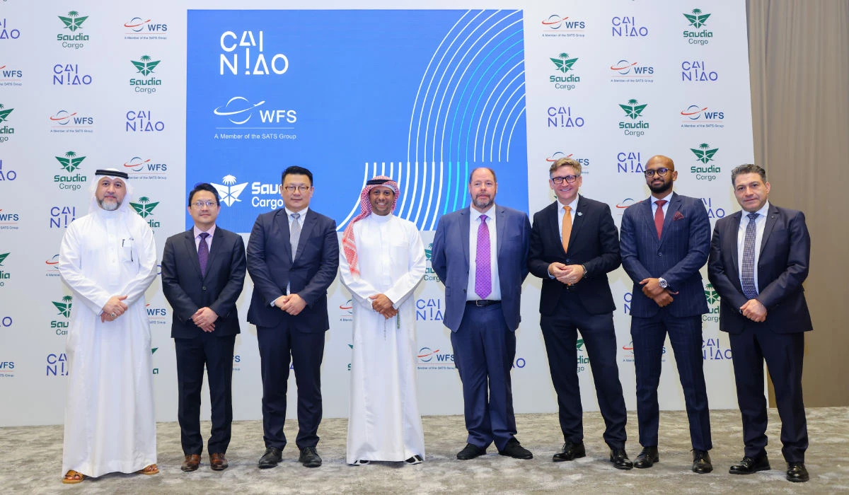 Saudia Cargo, Cainiao, and Worldwide Flight Services will increase their collaboration to optimize the efficiency of global logistics operations.