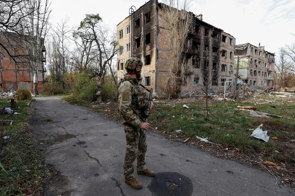 Kyiv has struggled to make major advances in its 2023 counteroffensive against Russia. ( Radio Free Europe/Radio Liberty via Reuters)
