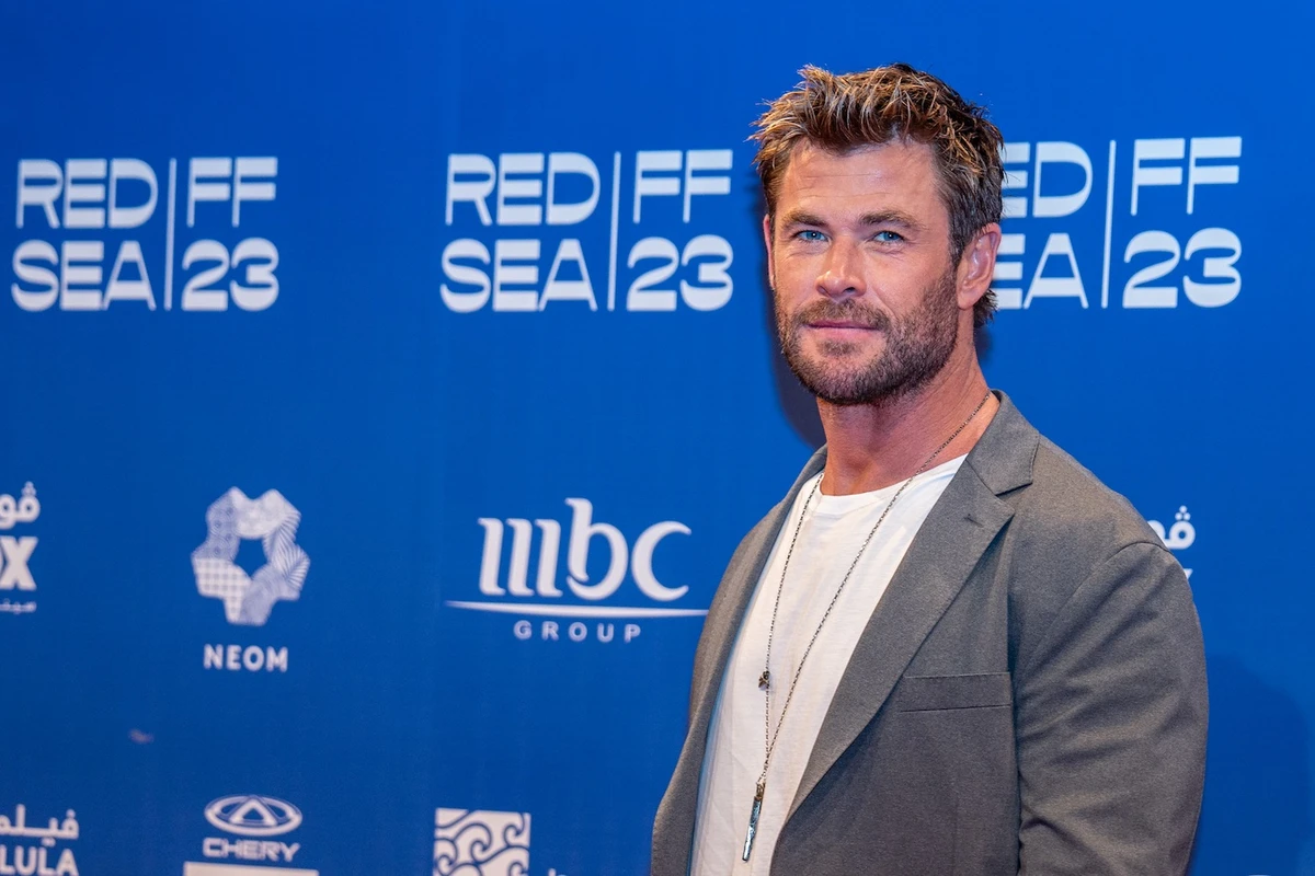 Chris Hemsworth held a panel discussion during the Red Sea International Film Festival. (AN/ Huda Bashatah)