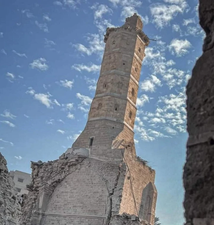 Hamas says Israel destroyed historic Gaza mosque