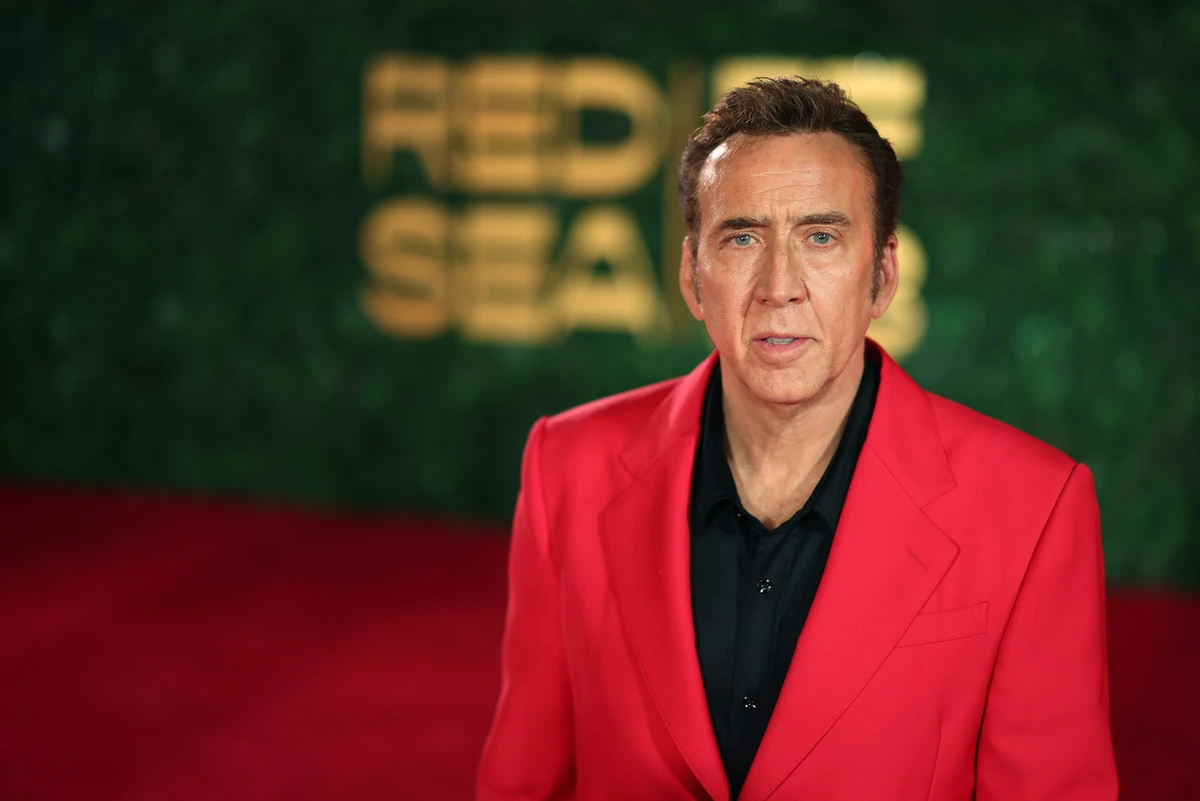 The event saw Cage start off by sharing the story of his name change from Nicolas Coppola to Nicolas Cage at the beginning of his career. (Getty Images)