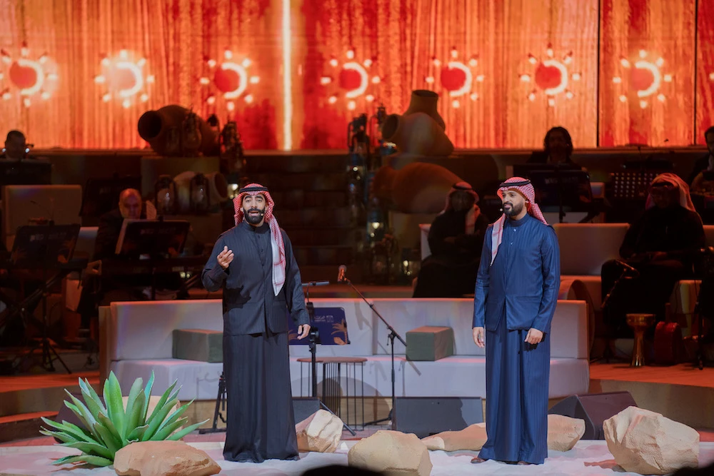 The start of Diriyah Season’s festivities was marked by a music celebration in Riyadh on Tuesday. (Huda Bashatah/AN)