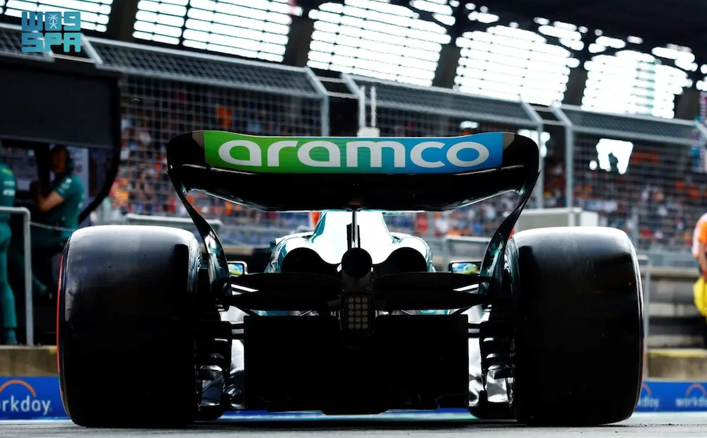 Saudi Aramco has signed a new five-year agreement to become the exclusive sponsor of the Aston Martin Formula One team. (SPA)