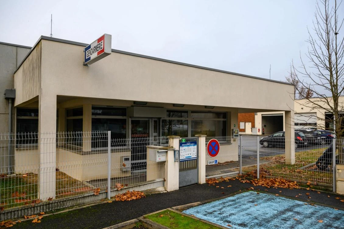 This photograph shows a general view of the Villefranche-de-Lauragais' gendarmerie, south-western France, on Dec. 15, 2023 after a British boy who disappeared in Spain six years ago when he was 11 has been found near, in a mountainous area, in France on Dec. 14, 2023. (AFP)