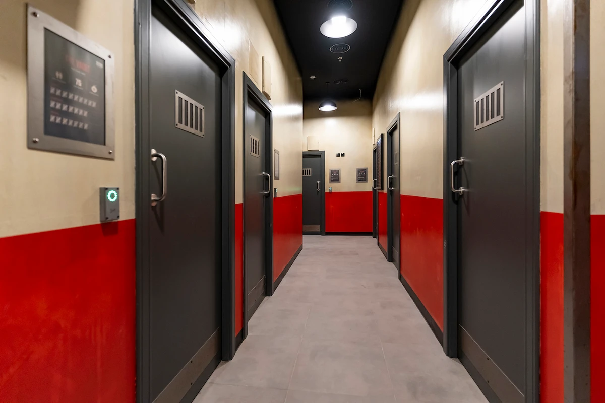 The theme park offers an immersive escape experience in a realistic prison-like setting boasting 35 cells. (Supplied)