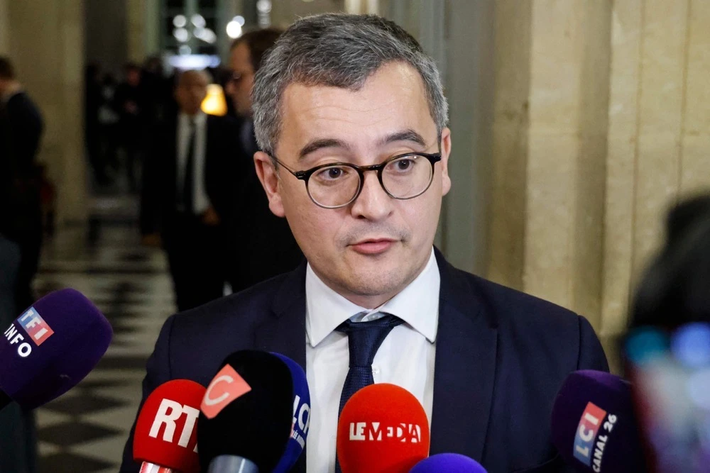 Interior Minister Gerald Darmanin called on local authorities to “maintain extreme vigilance” over the Christmas and Epiphany festivities. (AFP)