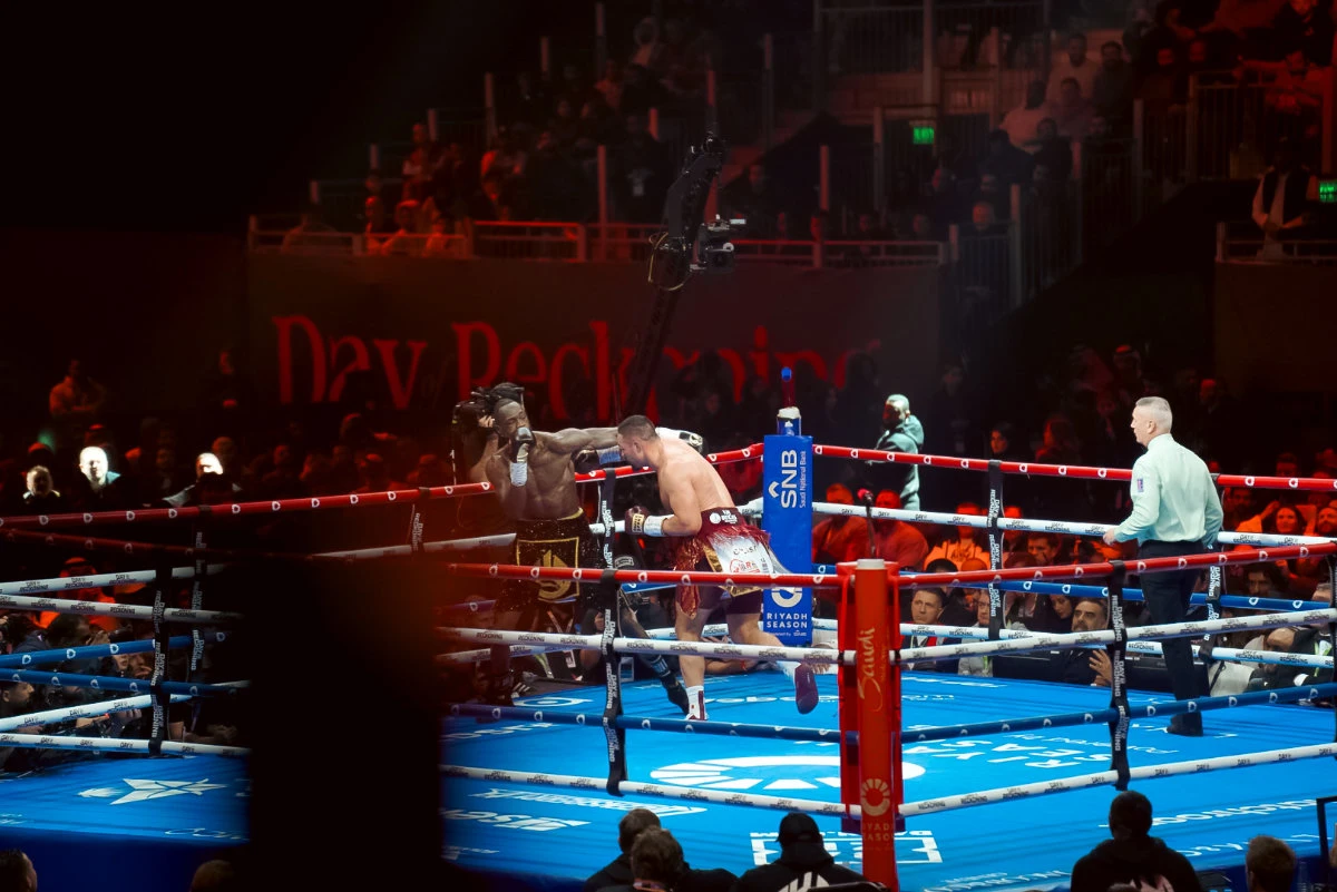 Joseph Parker, described as a big underdog, dominated the older Deontay Wilder from the start, earning a unanimous decision victory on Saturday in the first bout of a heavyweight doubleheader at Riyadh's Kingdom Arena. (AN photo by Abdulrahman Bin Shalhoub)