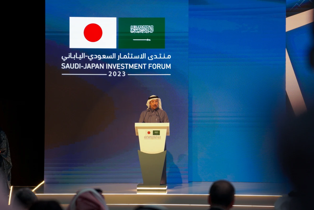 Speaking at the Saudi-Japan Investment Forum 2023 in Riyadh, Investment Minister Khalid Al-Falih said Japan is the first country to have received a consignment of blue ammonia from the Kingdom. AN photo