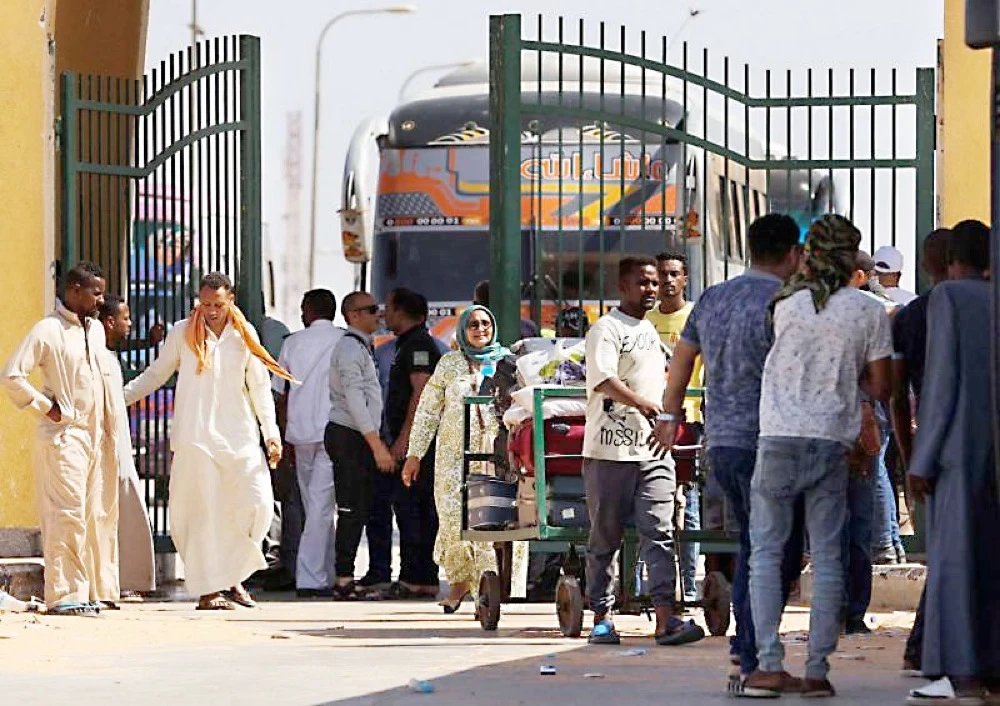 The ministry warning Egyptians to leave Sudan immediately. (Reuters)