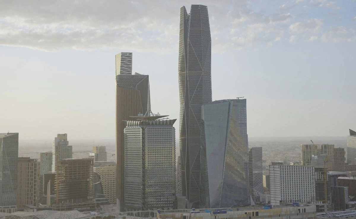 A general view of Riyadh city, Saudi Arabia, February 20, 2022. (REUTERS)