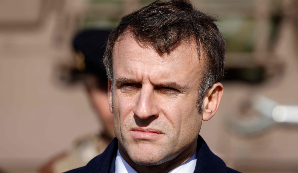 French President Emmanuel Macron. (AFP)