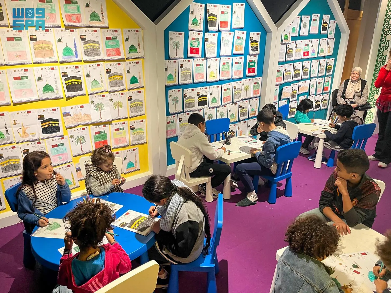 The exhibition was organized by the Ministry of Islamic Affairs, Dawah and Guidance and Morocco’s Ministry of Endowments and Islamic Affairs. (SPA)
