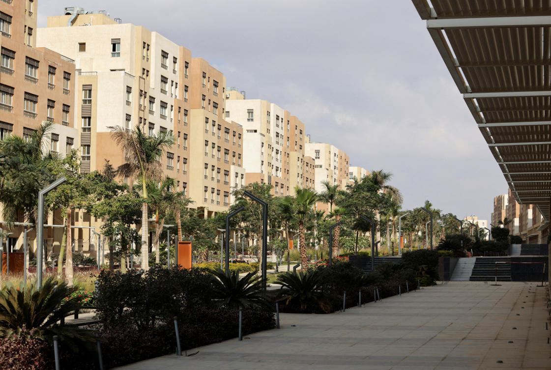 A general view of buildings in the New Administrative Capital (NAC) east of Cairo (REUTERS)