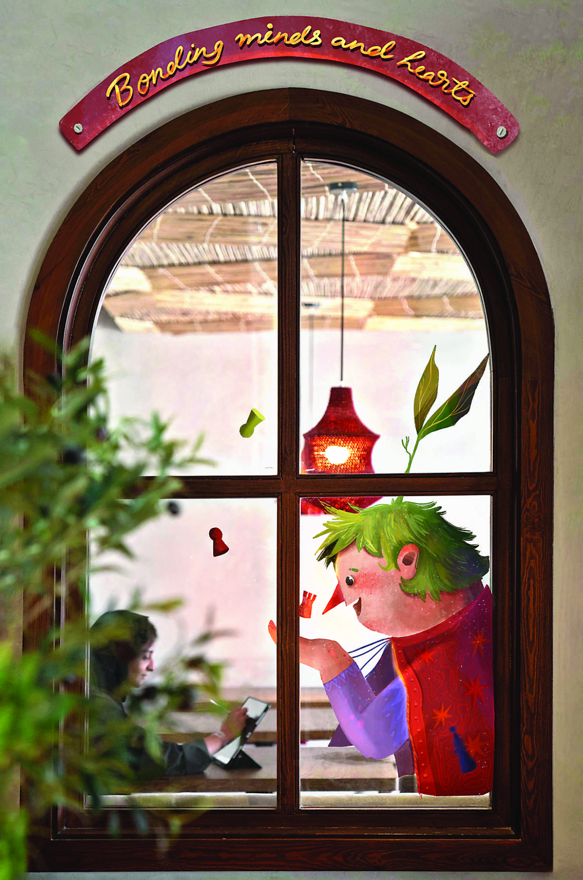 Saudi artist Layan Alhamed draws magical scenes on ordinary pictures, and has also created a limited-edition puzzle in celebration of Saudi National Day and contributed illustrations for a children’s book. (Instagram/layanalhamed_)
