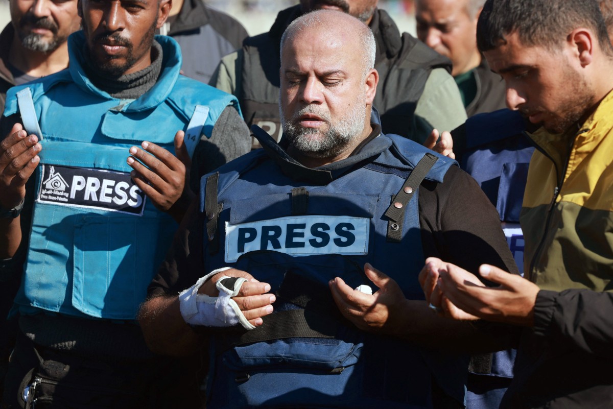 Al Jazeera condemned the killing of Al-Dahdouh’s son and Thuraya, calling it a deliberate attack and vowed to take legal action against the perpetrators. (AFP/File)