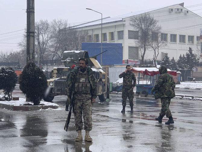 A bomb stuck to a minivan exploded in Afghanistan’s capital of Kabul on Tuesday, killing at least three civilians and wounding four others, a Taliban official said. (AP/File)