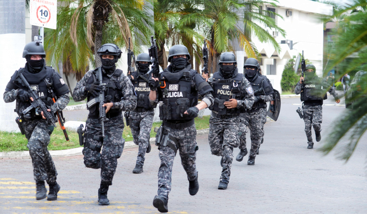 Armed men storm an Ecuador TV studio during a live broadcast as attacks in the country escalate