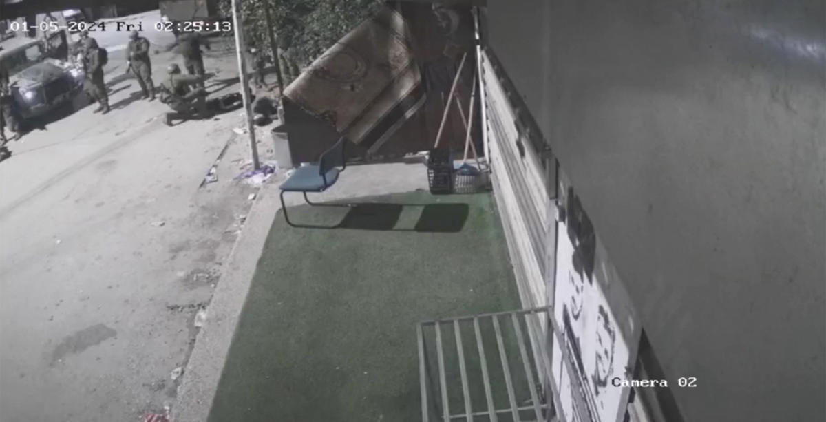 An Associated Press review of the video and interviews with the two wounded men indicate that Israeli soldiers opened fire on the three when they did not appear to pose a threat. (UGC via AP)